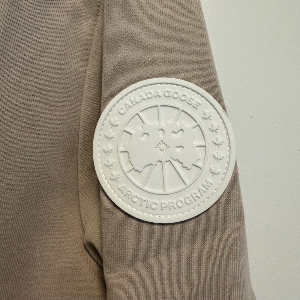 Canada Goose Light Tan Hoodie Sweater - Picture 4 of 9